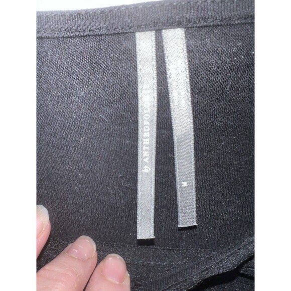 Anthropologie Neale Top Size M Sequined Embroidered Ballon Sleeves Black Peplum - Picture 4 of 8